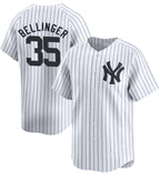 New York Yankees #35 Cody Bellinger White MWATKINS 2024 Home Limited With Name Stitched Jersey