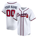Custom Atlanta Braves White MWATKINS Home Limited Jersey