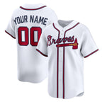 Custom Atlanta Braves White MWATKINS Home Limited Jersey