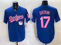 Los Angeles Dodgers #17 Shohei Ohtani Royal MWATKINS 2025 Hello Kitty Vapor Limited Stitched Jersey