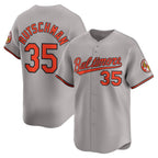 Baltimore Orioles #35 Adley Rutschman Gray MWATKINS Road Limited Player Jersey