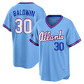 Atlanta Braves #30 Drake Baldwin Powder Blue MWATKINS 2026 City Connect Stadium Jersey