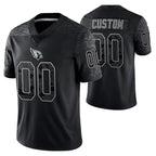 Custom A.Cardinals ACTIVE PLAYER Black MWATKINS Reflective Limited Stitched Jersey