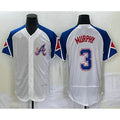 Atlanta Braves #3 Dale Murphy White MWATKINS 2023 City Connect Flex Base Stitched Jersey