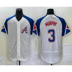 Atlanta Braves #3 Dale Murphy White MWATKINS 2023 City Connect Flex Base Stitched Jersey