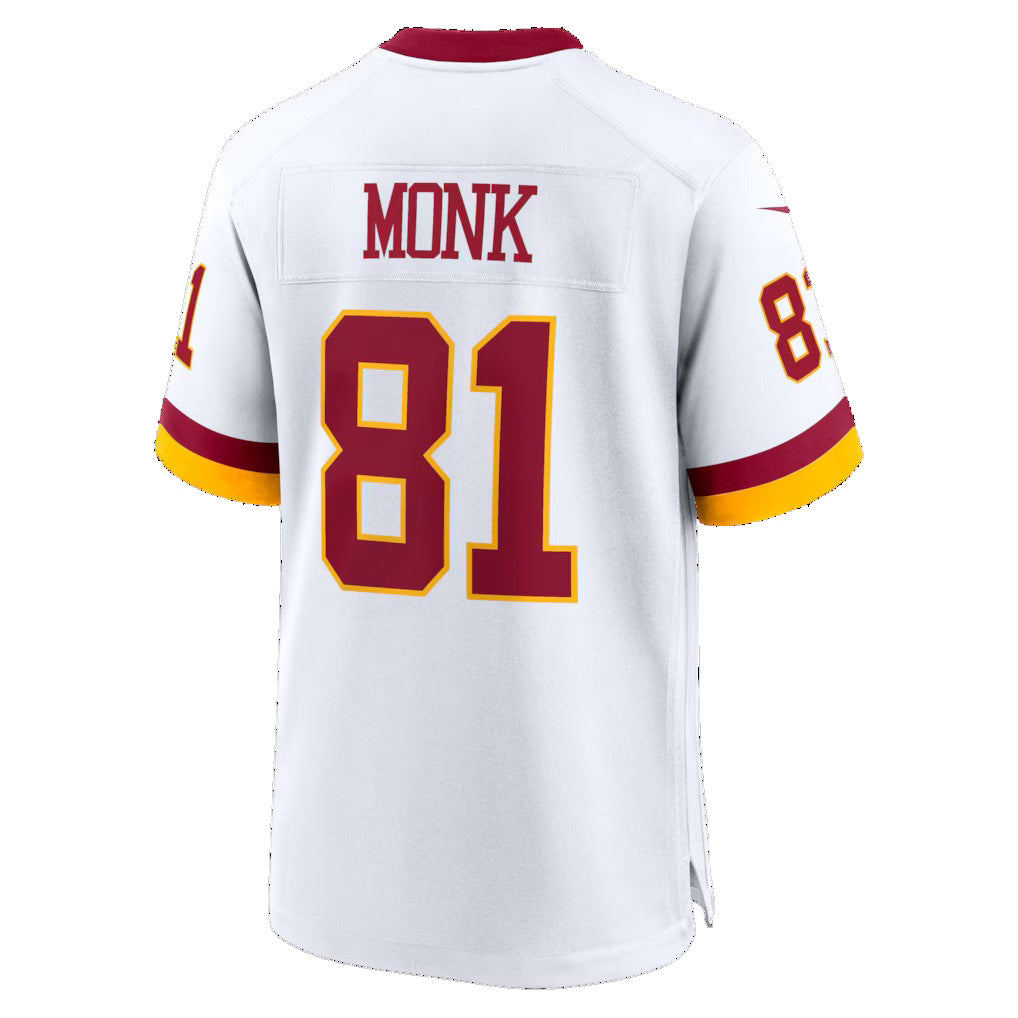 W.Commanders #81 Art Monk White MWATKINS Alternate 2 Game Jersey