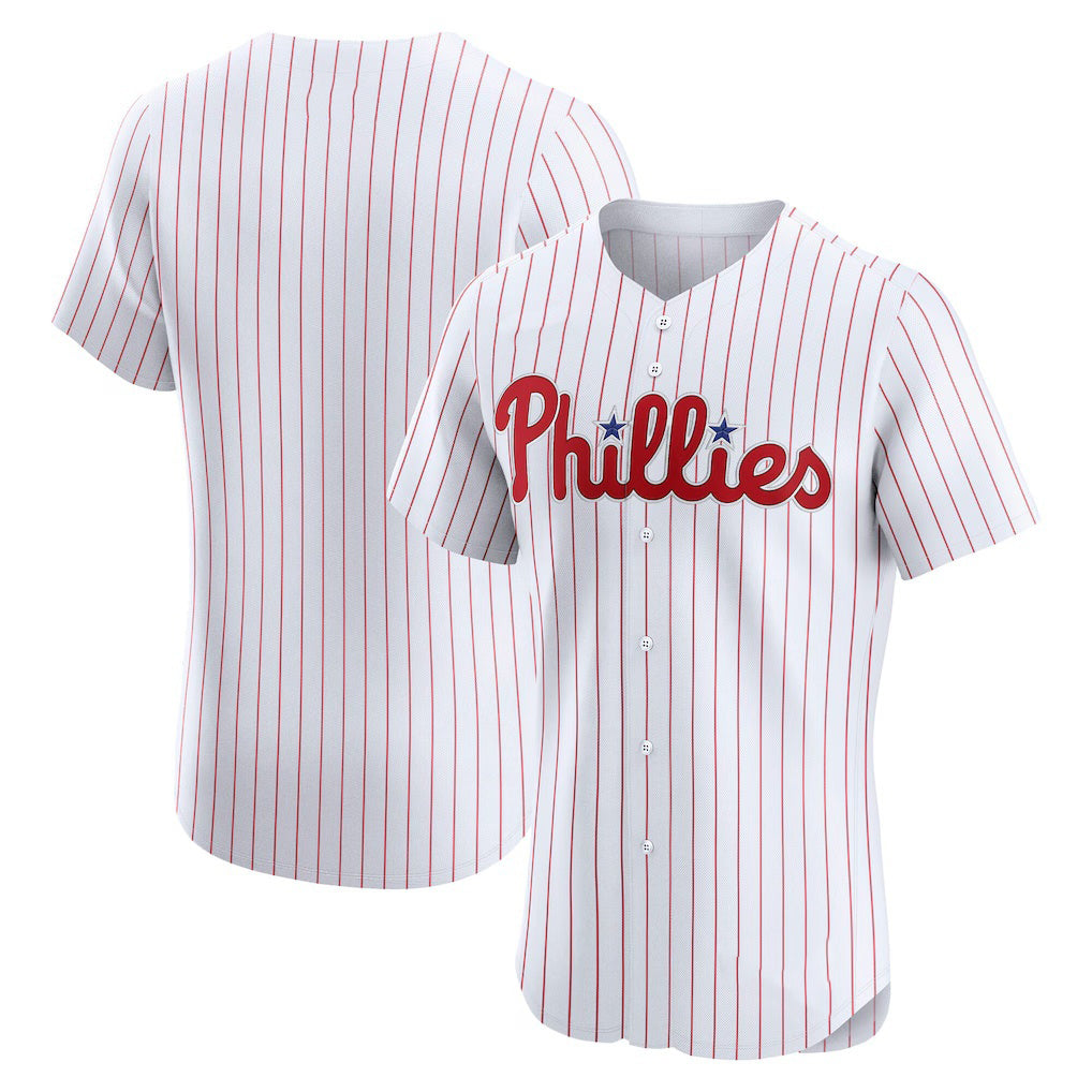 Philadelphia Phillies White MWATKINS Home Elite Jersey