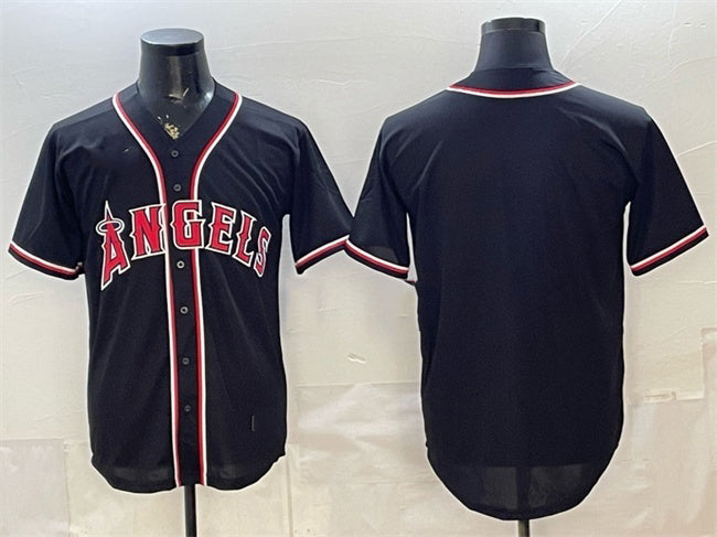 Los Angeles Angels Blank 2026 Fashion Replica Black MWATKINS Out Stitched Jersey