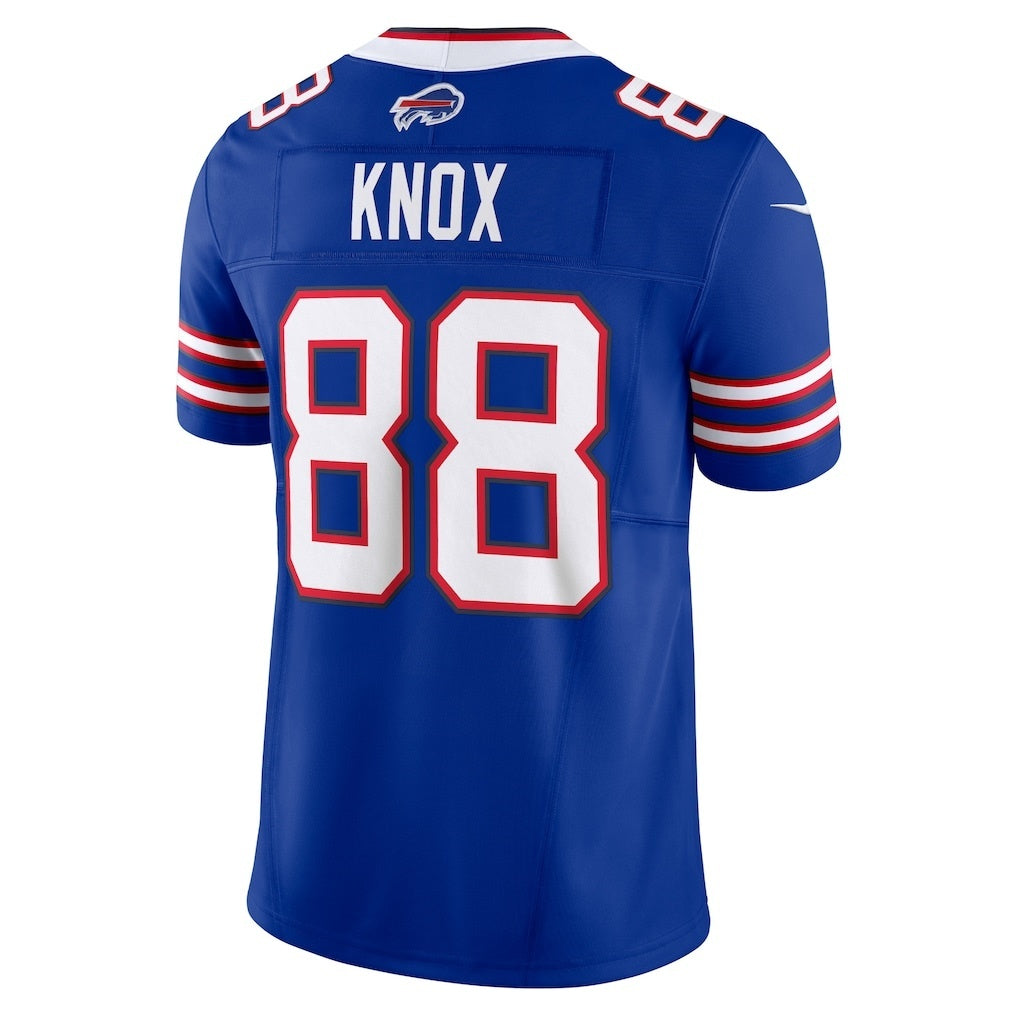 B.Bills #88 Dawson Knox Royal MWATKINS Vapor F.U.S.E. Limited Jersey