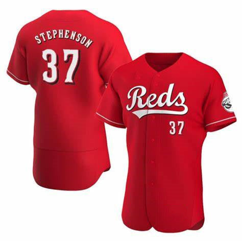 Cincinnati Reds #37 Tyler Stephenson Red MWATKINS Stitched Flex Base Jersey