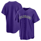 Colorado Rockies Purple MWATKINS Alternate Replica Team Jersey