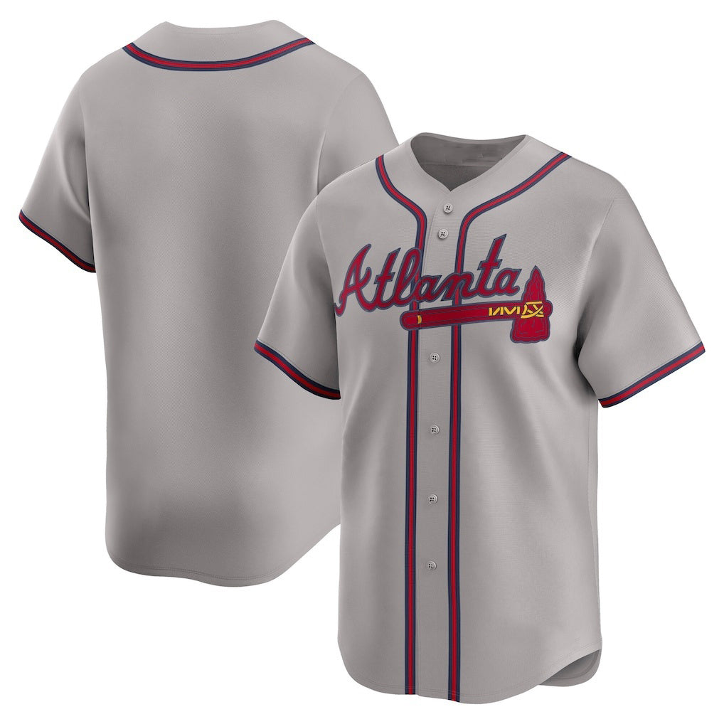 Atlanta Braves Gray MWATKINS Road Limited Jersey