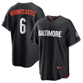 Baltimore Orioles #6 Ryan Mountcastle Black MWATKINS City Connect Replica Player Jersey