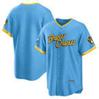 Milwaukee Brewers Powder Blue MWATKINS City Connect Replica Team Jersey