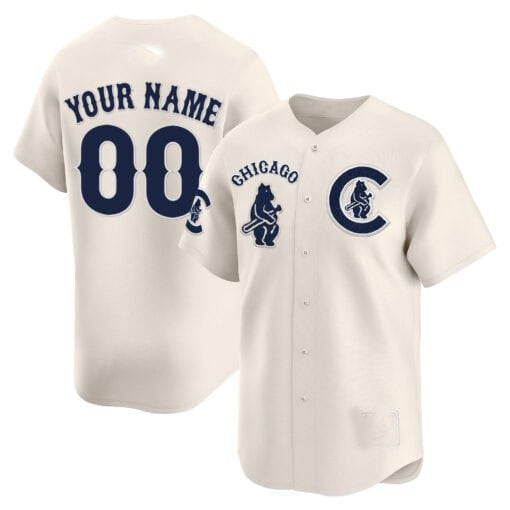 Custom Chicago Cubs Special Vapor Premier Limited Jersey V2 ¨C Cream MWATKINS