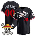 Custom Minnesota Twins x One Piece Navy MWATKINS Vapor Premier Limited Jersey - Stitched
