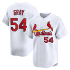 St. Louis Cardinals #54 Sonny Gray White MWATKINS Home Limited Player Jersey