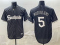 Chicago White Sox #5 Munetaka Murakami Black MWATKINS 2021 City Connect Cool Base Stitched Jersey