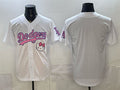 Los Angeles Dodgers Blank White MWATKINS Hello Kitty Night Stitched Jersey