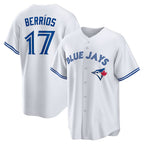 Toronto Blue Jays #17 Jose Berrios White MWATKINS Home Replica Jersey