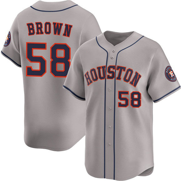 Houston Astros #58 Hunter Brown Navy MWATKINS 2025 City Connect Limited Stitched Jersey