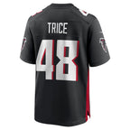 A.Falcons #48 Bralen Trice Black MWATKINS Team Game Jersey