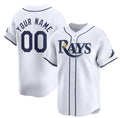 Custom Tampa Bay Rays Active Player White MWATKINS Home Limited Stitched Jersey
