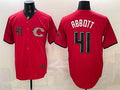 Cincinnati Reds #41 Andrew Abbott Red MWATKINS 2026 City Connect Stadium Stitched Jersey