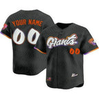 Custom San Francisco Giants Black MWATKINS 2025 City Connect Limited Jersey