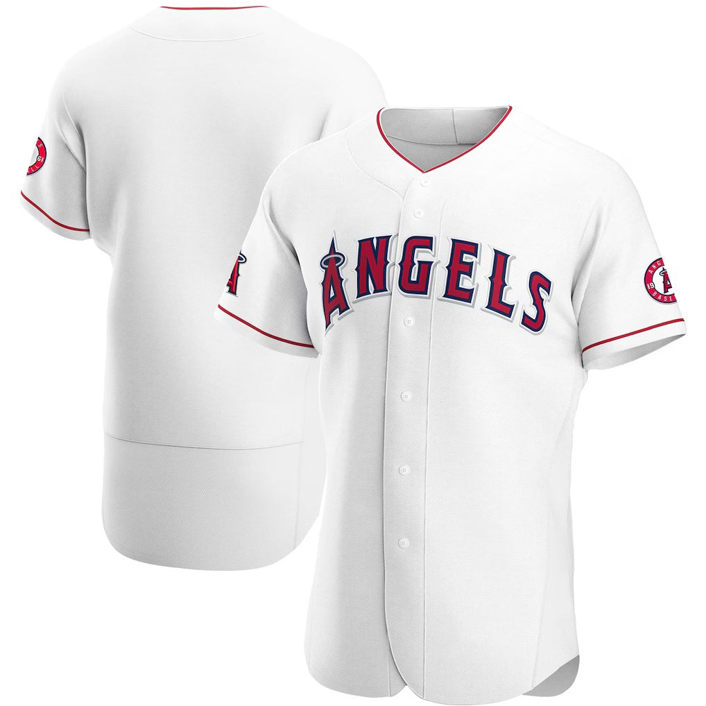 Los Angeles Angels White MWATKINS Home Authentic Team Jersey