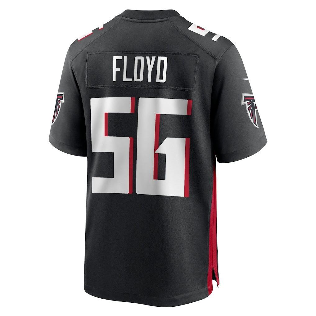 A.Falcons #56 Leonard Floyd Black MWATKINS Team Game Jersey
