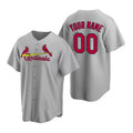 Custom St. Louis Cardinals Gray MWATKINS Stitched Cool Base Road Jersey