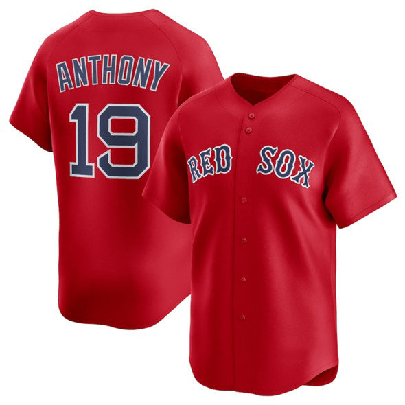 Boston Red Sox #19 Roman Anthony Red MWATKINS 2024 Alternate Limited Stitched Jersey