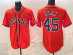Houston Astros #45 Tatsuya Imai Orange MWATKINS Cool Base Stitched Jersey