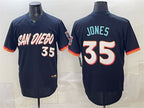 San Diego Padres #35 Randy Jones Obsidian MWATKINS 2026 City Connect Stadium Stitched Jersey