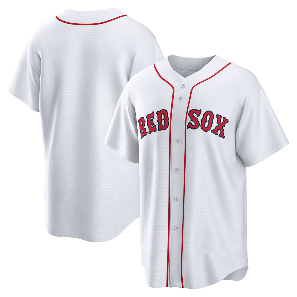 Boston Red Sox White MWATKINS Home Blank Replica Jersey
