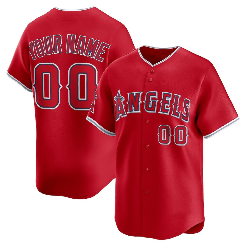 Custom Los Angeles Angels Red MWATKINS Alternate Limited Jersey