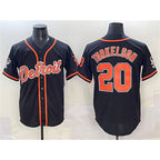 Detroit Tigers #20 Spencer Torkelson Black MWATKINS With Patch Cool Base Stitched Jersey