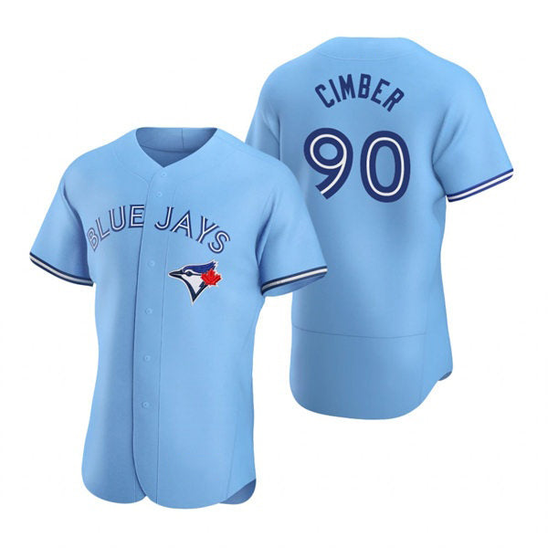 Toronto Blue Jays #90 Adam Cimber Powder Blue MWATKINS Alternate Flex Base Player Jersey