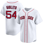 Boston Red Sox #54 Lucas Giolito White MWATKINS 2024 Home Limited Stitched Jersey