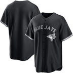 Toronto Blue Jays Blank Black MWATKINS Lights Out Limited Stitched Jersey