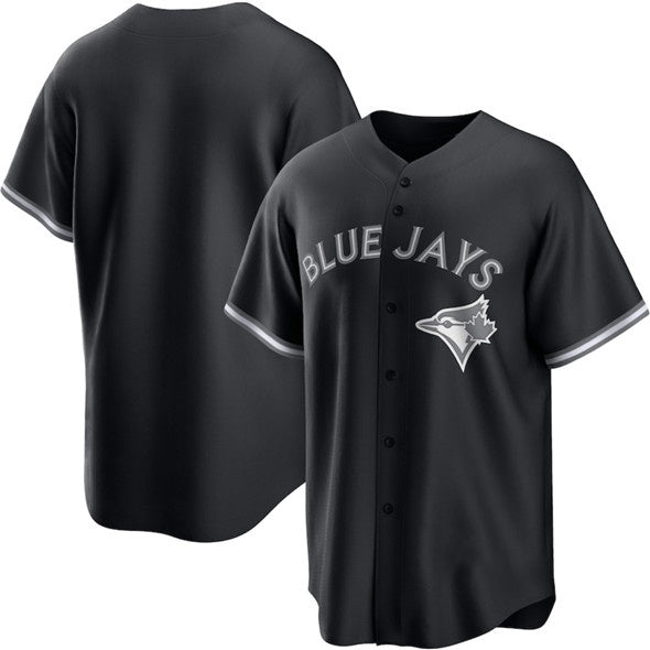 Toronto Blue Jays Blank Black MWATKINS Lights Out Limited Stitched Jersey