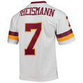 W.Football Team #7 Joe Theismann Mitchell & Ness White MWATKINS Legacy Replica Jersey