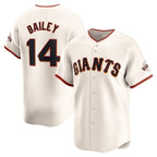 San Francisco Giants #14 Patrick Bailey Cream MWATKINS 2024 Home Limited Stitched Jersey
