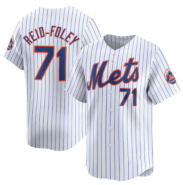 New York Mets #71 Sean Reid-Fole White MWATKINS 2024 Home Limited Stitched Jersey