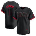 Cincinnati Reds #11 Barry Larkin Black MWATKINS City Connect Limited Player Jersey