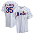 New York Mets #35 Justin Verlander White MWATKINS Stitched Cool Base Jersey