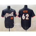 San Francisco Giants #62 Logan Webb Black MWATKINS Anthracite 2025 City Connect Limited Stitched Jersey