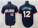 San Diego Padres #12 Luis Campusano Obsidian MWATKINS 2026 City Connect Stadium Stitched Jersey