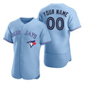Custom Toronto Blue Jays Light Blue MWATKINS Stitched Flex Base Jersey